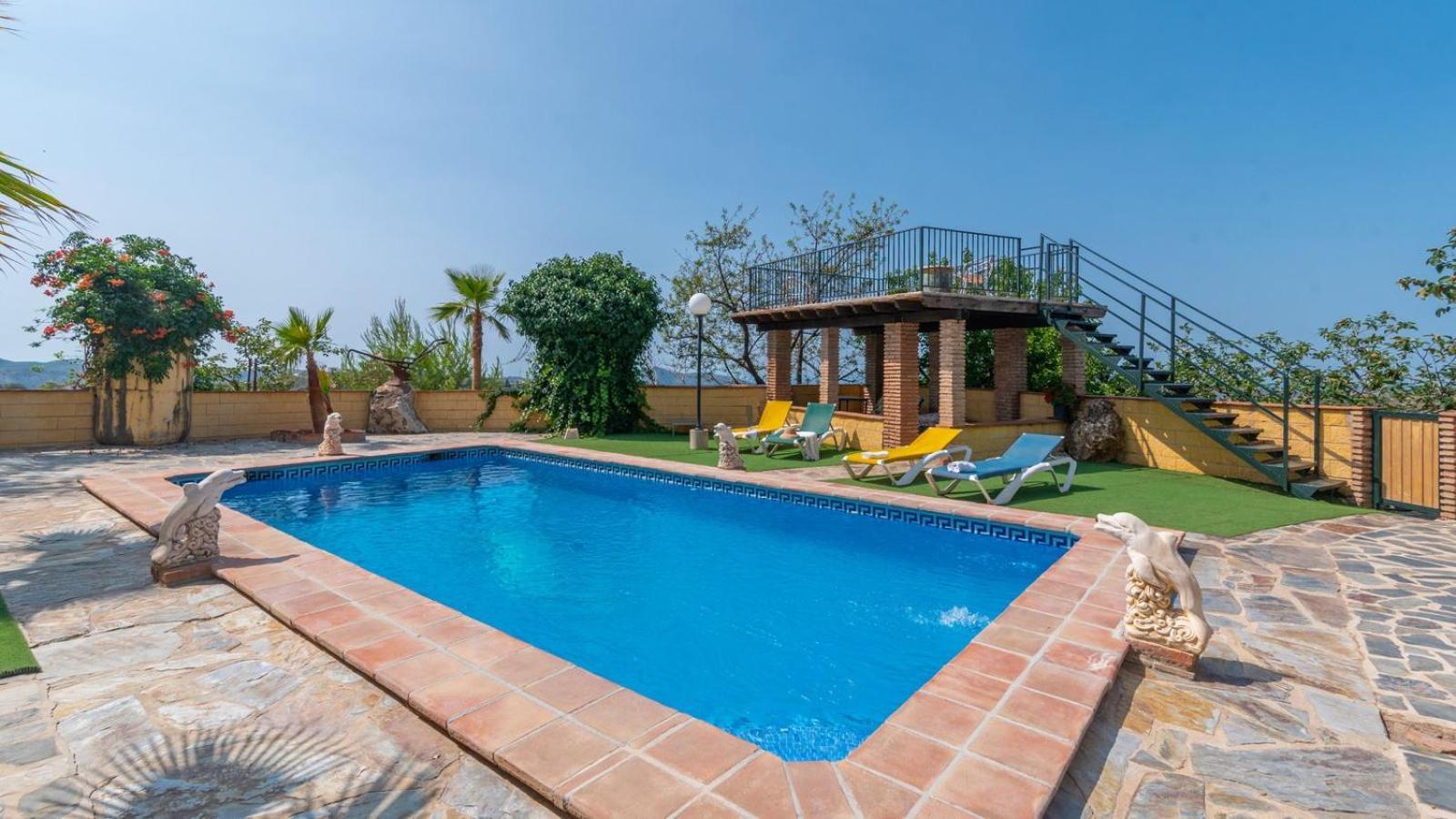 Villa Paraiso Andaluz Sedella By Ruralidays Exterior foto