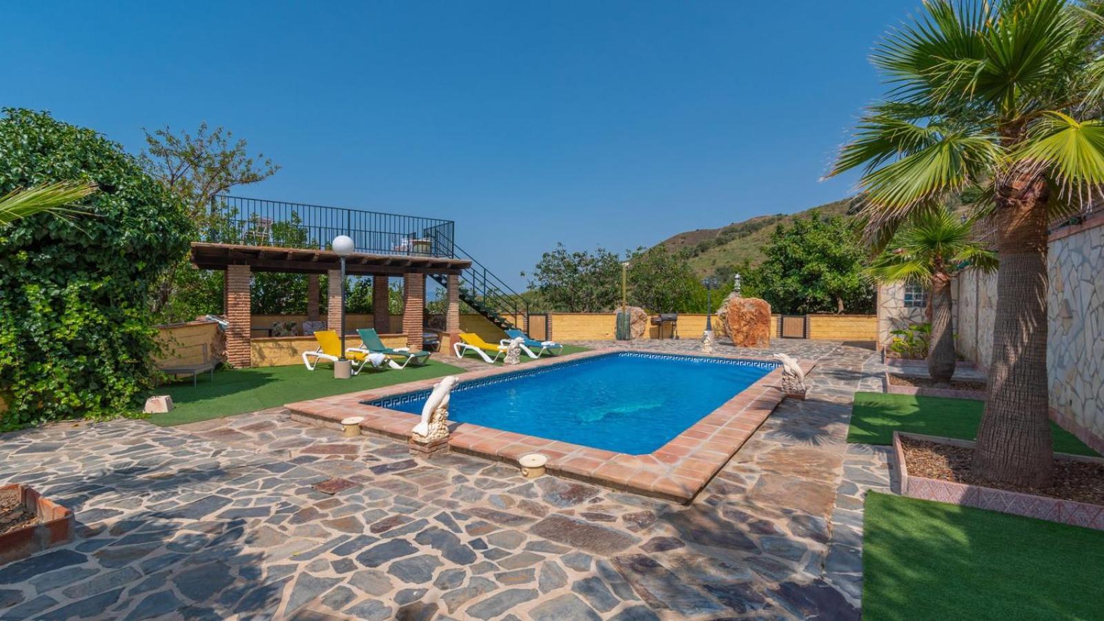Villa Paraiso Andaluz Sedella By Ruralidays Exterior foto